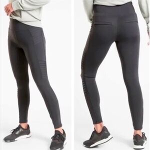 ATHLETA Delancey Moto Tight / Leggings Black Size Medium